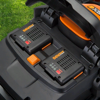 Газонокосилка аккумуляторная WORX WG779E.9, 40В, 34 см; без АКБ и ЗУ