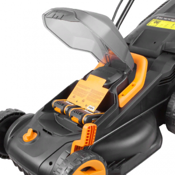 Газонокосилка аккумуляторная WORX WG779E.9, 40В, 34 см; без АКБ и ЗУ