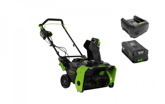 Аккумуляторная снегоуборочная машина GreenWorks GD82STK5 82В DigiPro (в комплекте АКБ + Зарядное устройство)