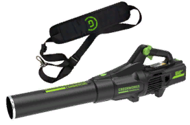 Воздуходув аккумуляторный Greenworks GD82ABIIK5 Арт. 2407007UB, 82V, бесщеточный, с 1хАКБ 5 Ач и ЗУ Воздуходув аккумуляторный Greenworks GD82ABIIK5 Арт. 2407007UB, 82V, бесщеточный, с 1хАКБ 5 Ач и ЗУ