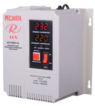 Стабилизатор Ресанта АСН-500Н/1-Ц LUX Стабилизатор Ресанта АСН-500Н/1-Ц LUX