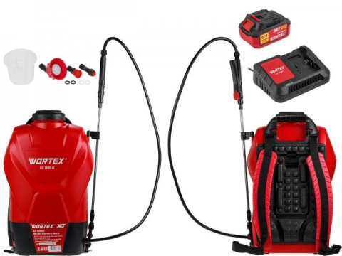 Аккум. опрыскиватель WORTEX KS 1640 Li в кор. ALL1 XLT SET 18В, 16 л