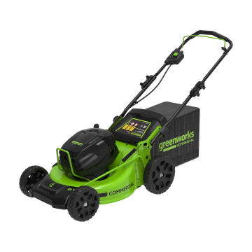 Газонокосилка аккумуляторная Greenworks GC82HPLM51 82V (1хАКБ 5 Ач и ЗУ) Газонокосилка аккумуляторная Greenworks GC82HPLM51 82V (1хАКБ 5 Ач и ЗУ)