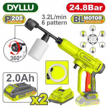 Мойка высокого давления аккумуляторные DYLLU DTQX11203 Мойка высокого давления аккумуляторные DYLLU DTQX11203