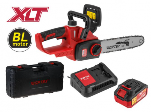 Аккумуляторная пила цепная WORTEX CEC 3018-1 XLT SET (1х4 Ач)