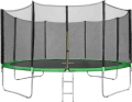 Батут Happy Jump 16ft PRO (490см) с внешней сеткой и лестницей Батут Happy Jump 16ft PRO (490см) с внешней сеткой и лестницей