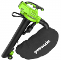 Воздуходувка-пылесос аккумуляторный Greenworks GD60BVII 60V